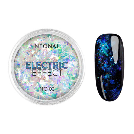 NEONAIL 💅 Electric Effect 03 Pigmentpoeder 💅 Creëer een opvallend, sprankelend effect 💅 Perfect voor een unieke en levendige loo